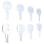 New Lot of 8 Square D NSR251 Replacement Panel Key for NQ & NF Panel Boards
