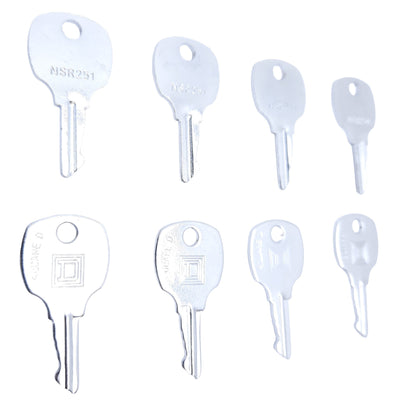 New Lot of 8 Square D NSR251 Replacement Panel Key for NQ & NF Panel Boards