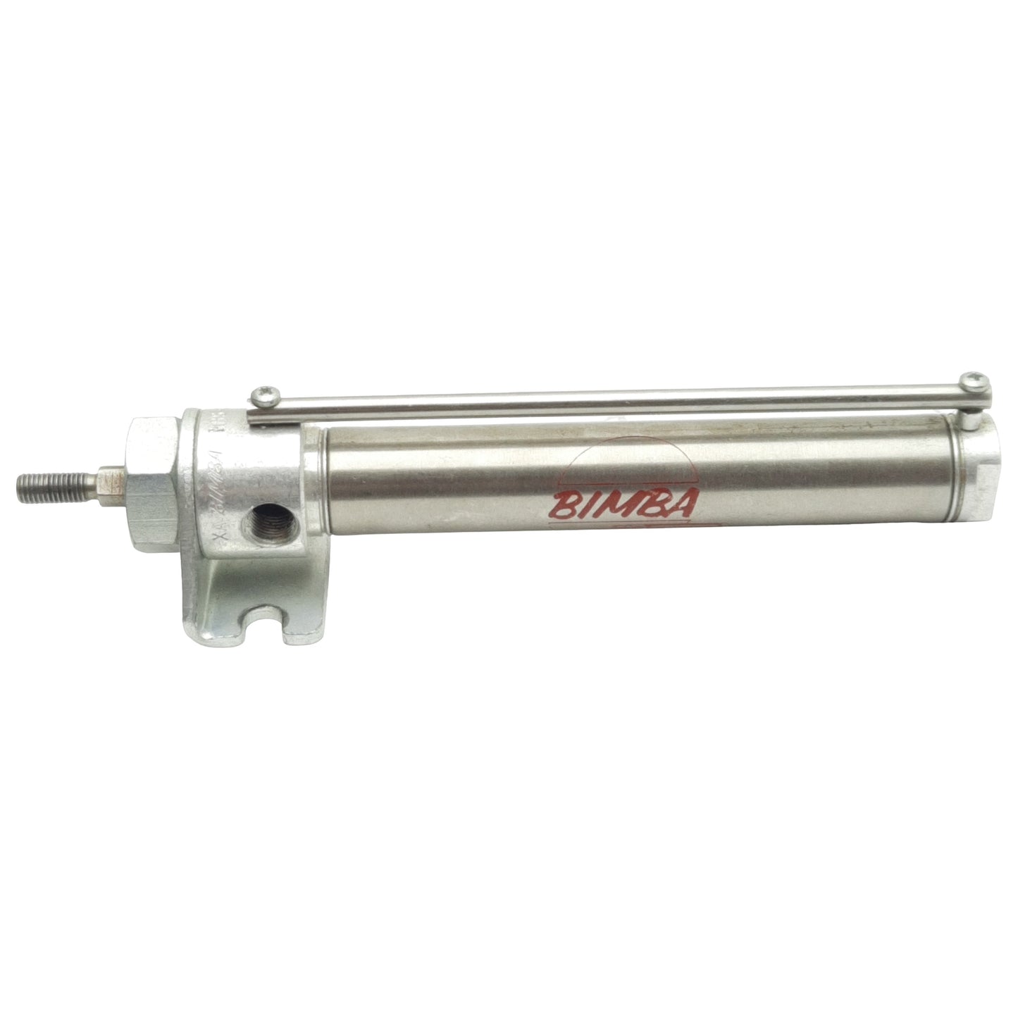 Used Bimba MRS-043-DZ Pneumatic Cylinder, ø3/4in Bore, 3in Stroke, 1/8in NPT, 250psi