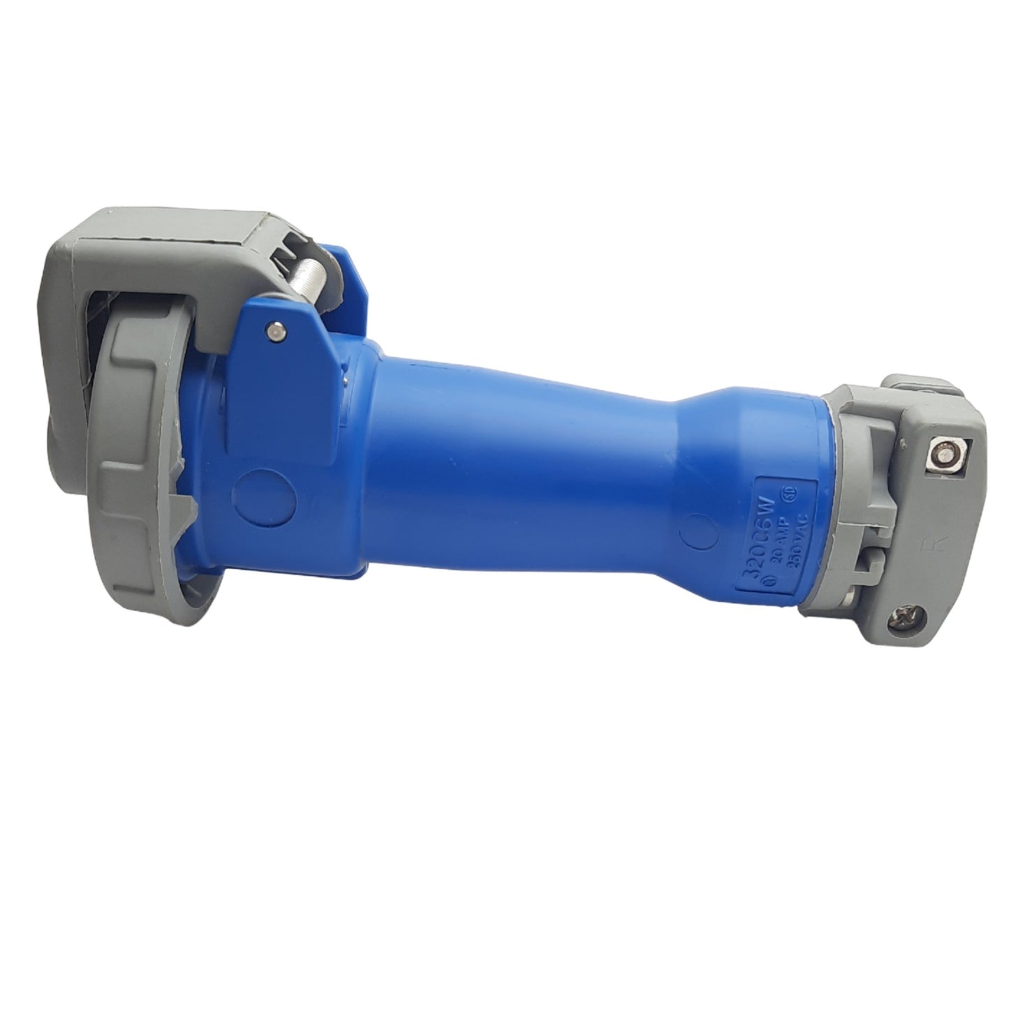 New Hubbell HBL320C6W Pin & Sleeve Connector, 20A, 250 VAC, 2 Pole, 3 Wire Grounding