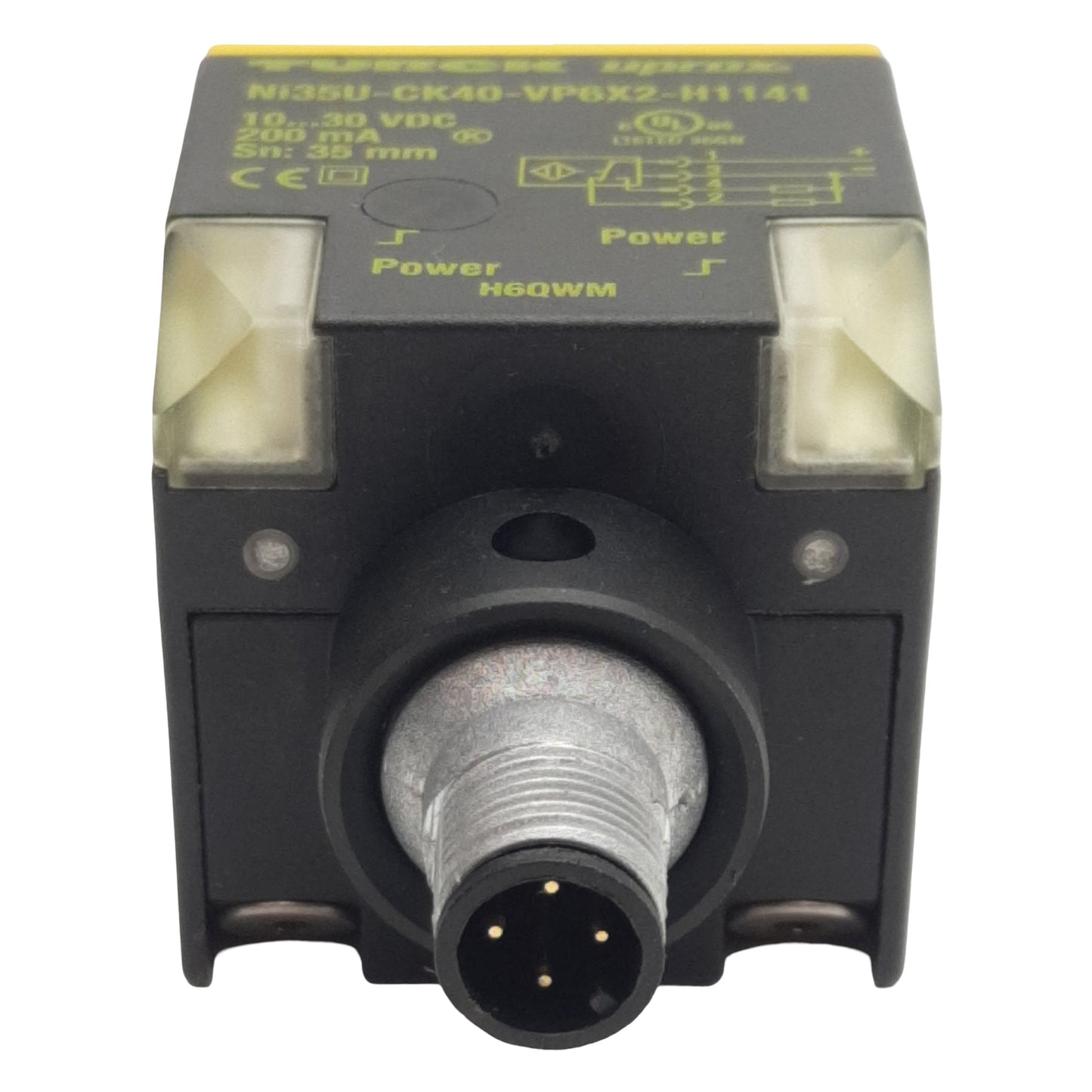New Turck Ni35U-CK40-VP6X2-H1141 Inductive Sensor, PNP, 35mm Range, M12 4-Pin, 30VDC