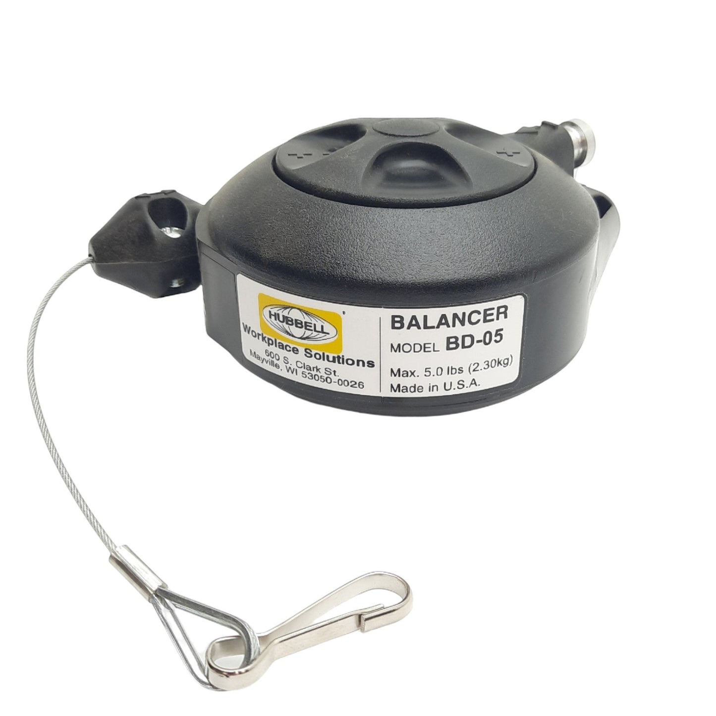 New Hubbell BD-05 Balance Reel, Load Capacity 3-5 lbs, 6 Foot Cable Length