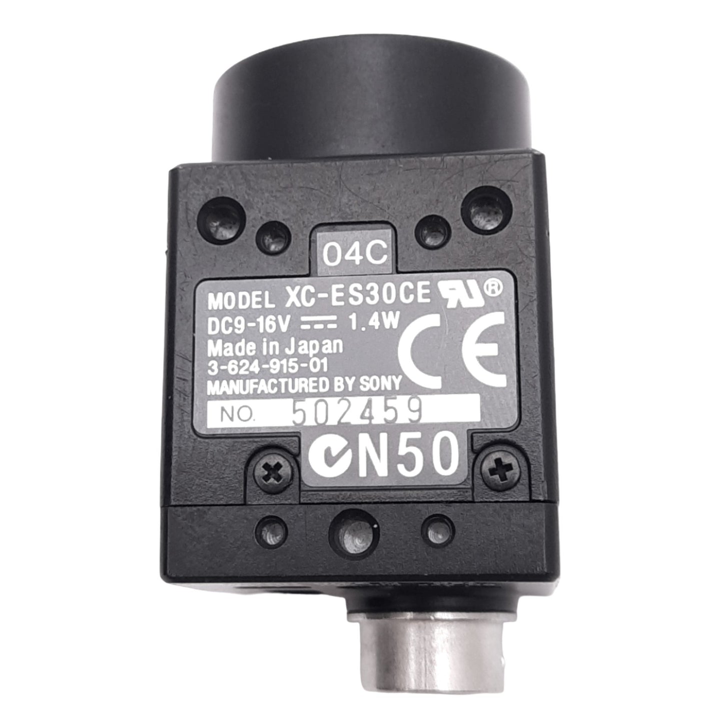Used Sony XC-ES30CE Compact Camera, 1/3in IT CCD, 752x582, 560 Lines, 12VDC, C-Mount