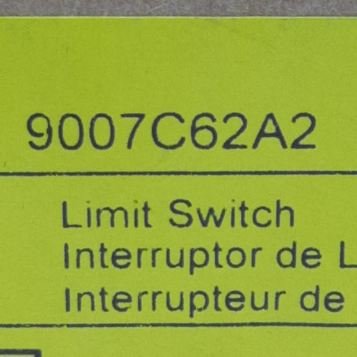 New Square-D 9007C62A2 Limit Switch 2-Poles 2N.O. + 2N.C., 10A 600VAC/VDC, 1/2in NPT