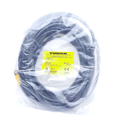 New Turck E-RKC 4.5T-930-15 Single-Ended Cordset M12 5-Pin Female, 60VAC/75VDC