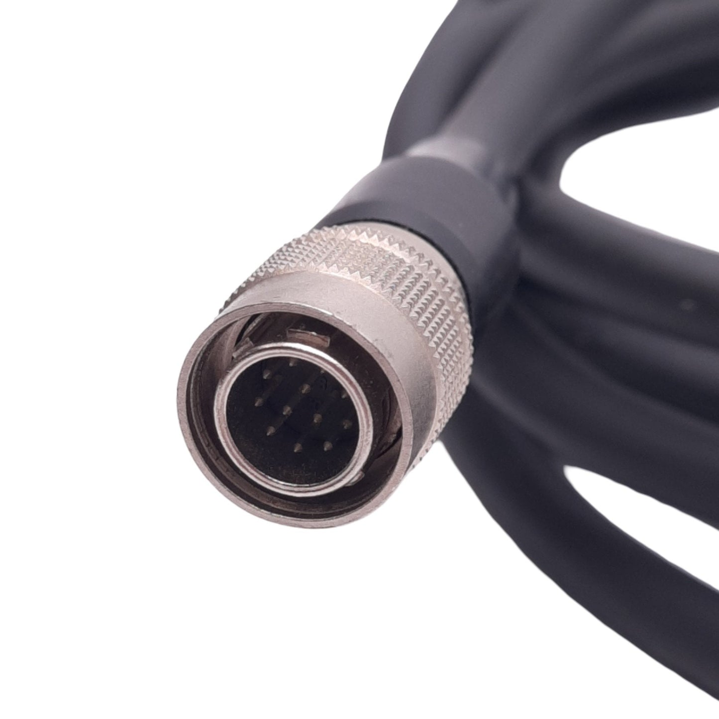 Used Sony CCXC-12P02N Camera Cable, EIAJ 12-Pin Male to Female, 12VDC, 2 Meters