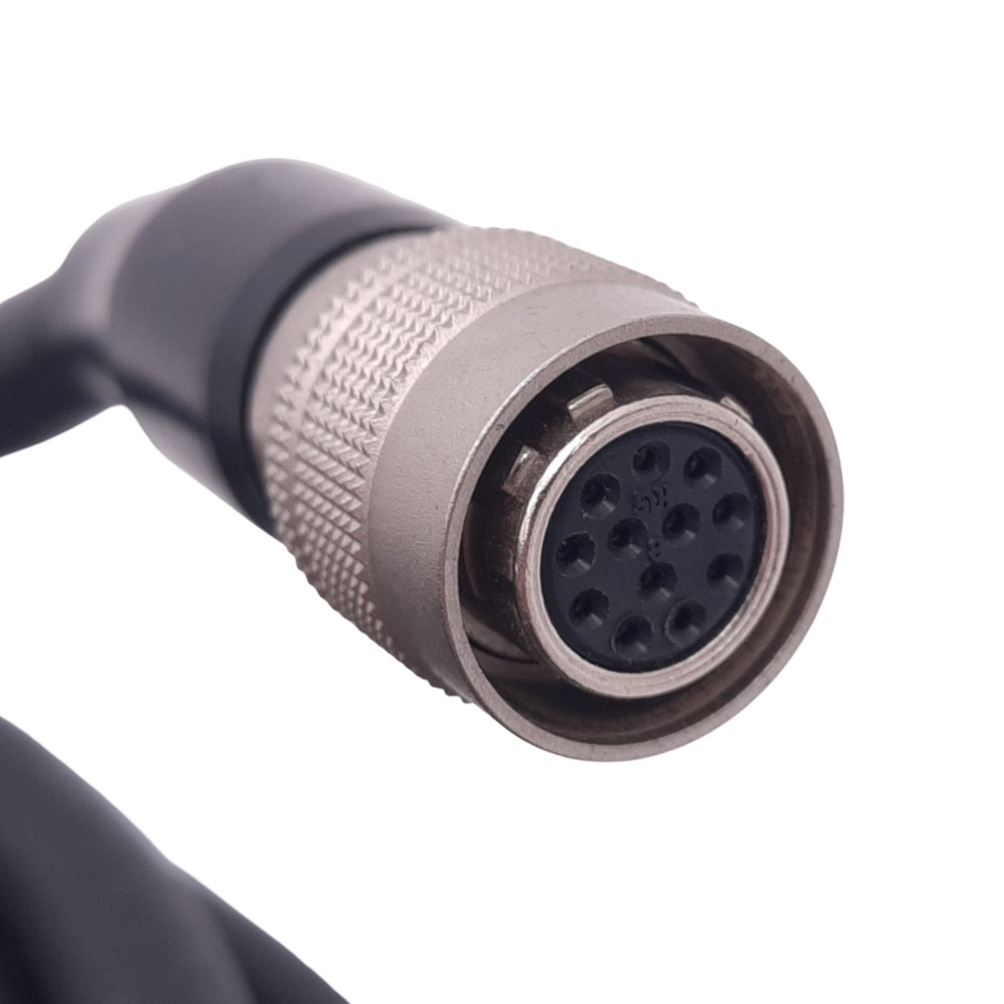 Used Sony CCXC-12P02N Camera Cable, EIAJ 12-Pin Male to Female, 12VDC, 2 Meters