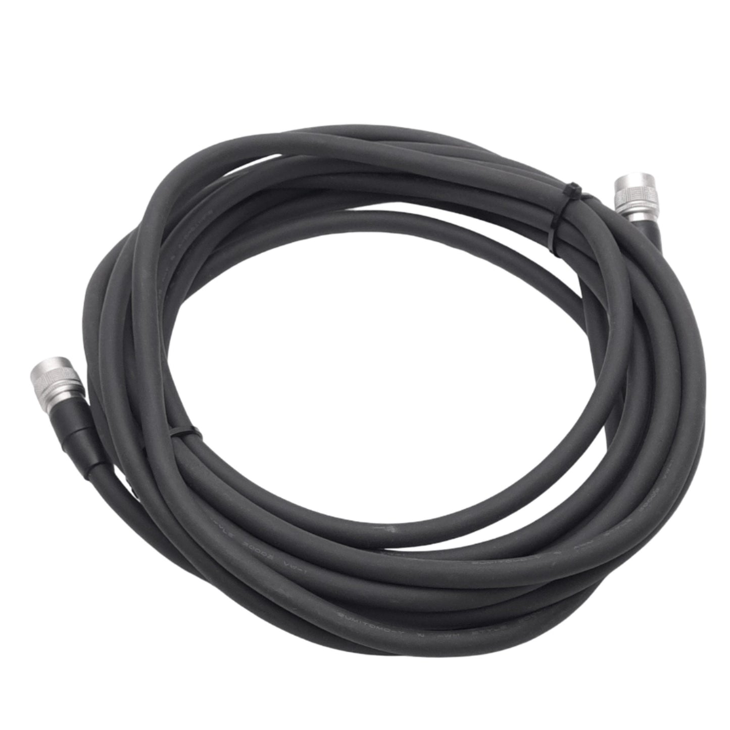 Used Sony CCXC-12P05N Camera Cable, EIAJ 12-Pin Male to Female, 12VDC, 5 Meters