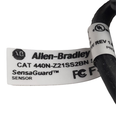 Used Allen Bradley 440N-Z21SS2BN SensaGuard Sensor PNP 2NC 1NO 25mm Range, 24VDC, 10m