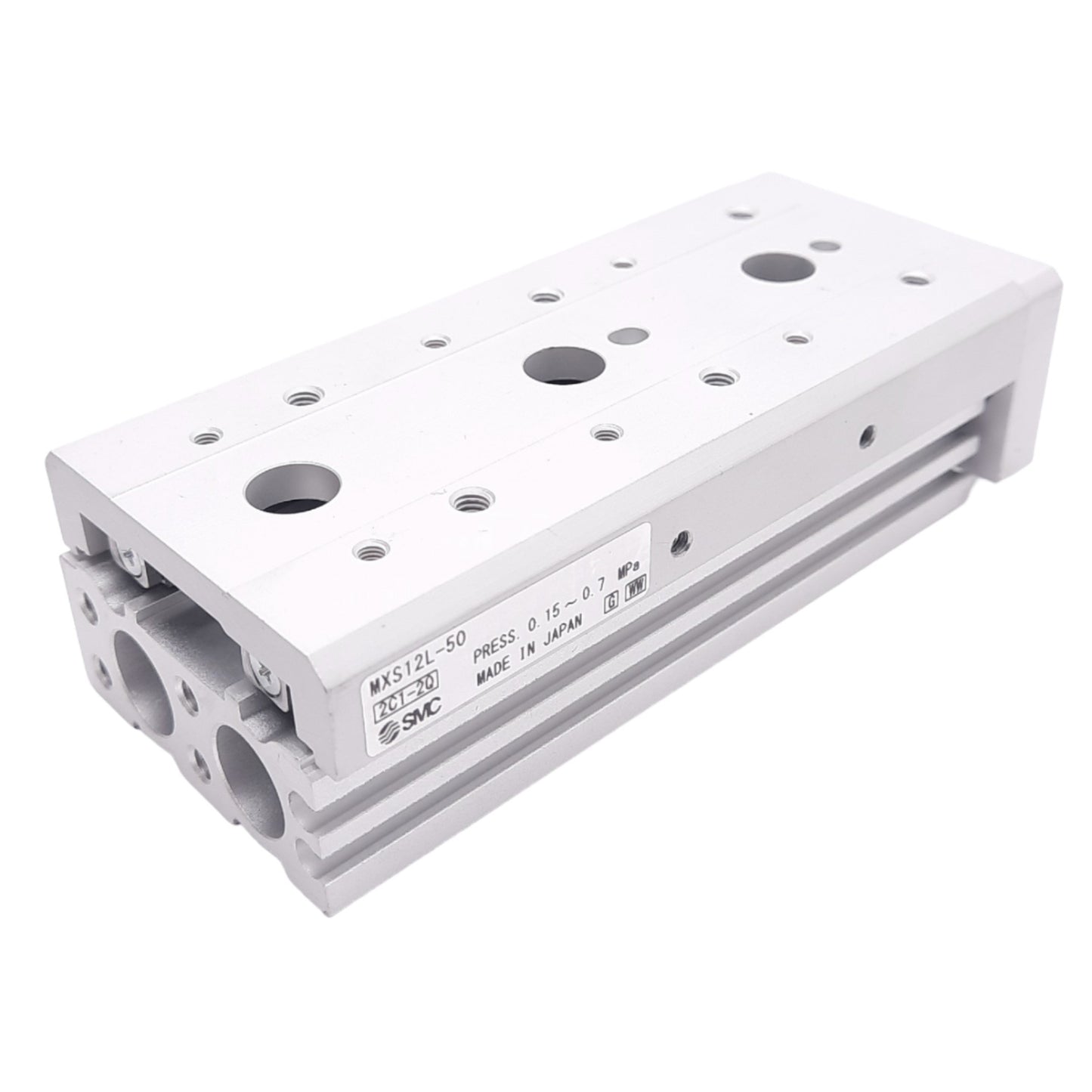 New SMC MXS12L-50 Pneumatic Slide Table, ø12mm Bore, 50mm Stroke, M5, 0.7MPa