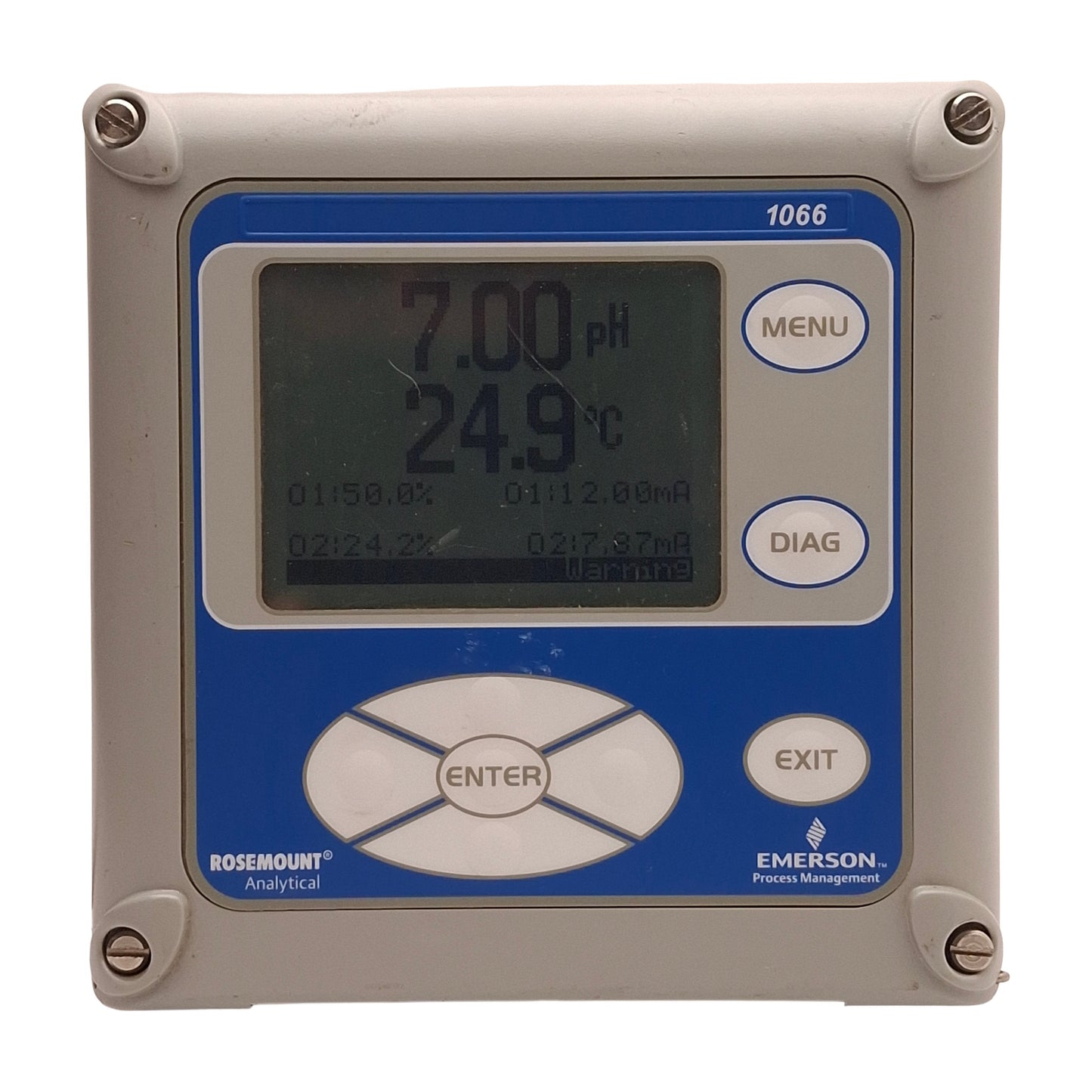 Used Rosemount 1066-P-HT-60 Single Channel Transmitter, 4-20mA Output, 12.5-42.4VDC