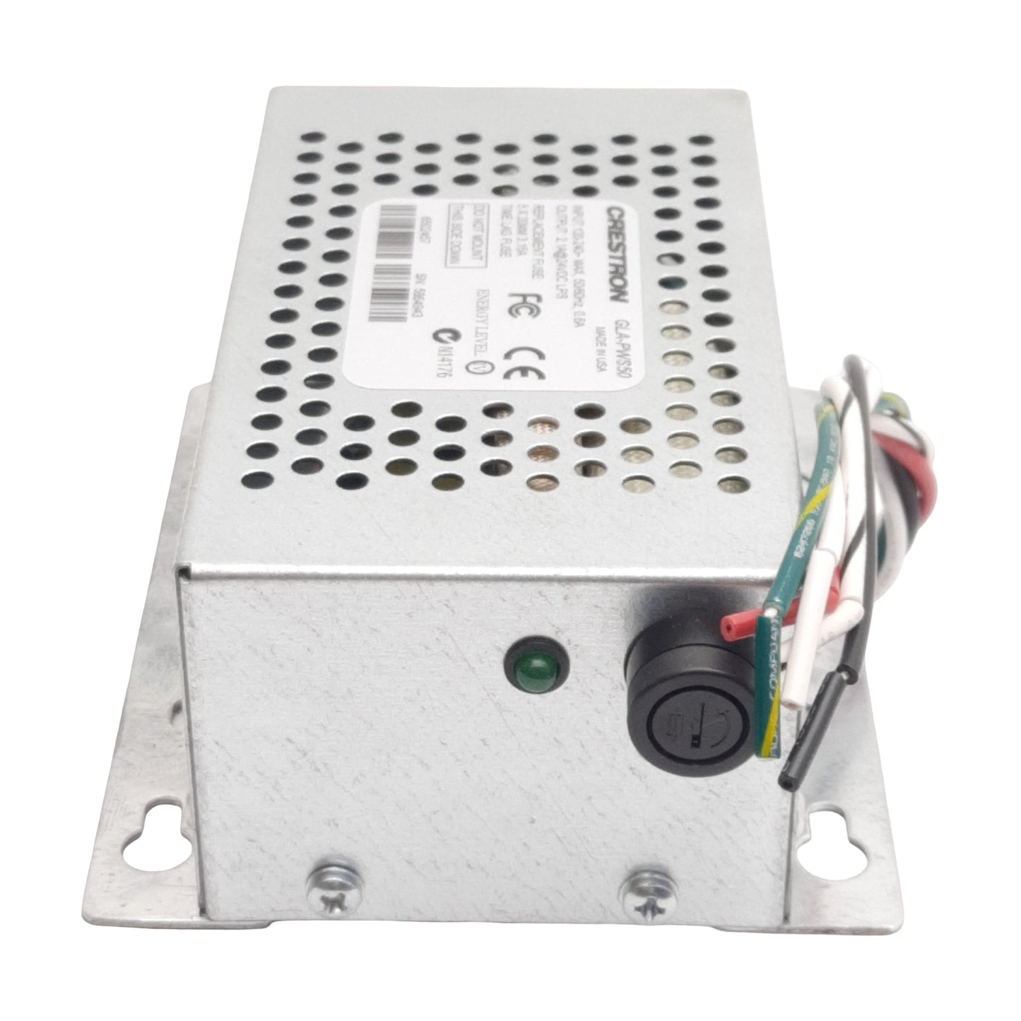 New Crestron GLA-PWS50 Power Supply, 120-240VAC In, 2.1A 24VDC 50W Out, Wall Mount