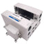 Used SMC VV5QC41-0203F-X72 Pneumatic Manifold, 4/5 Port Solenoid Valve, *Broken Mount