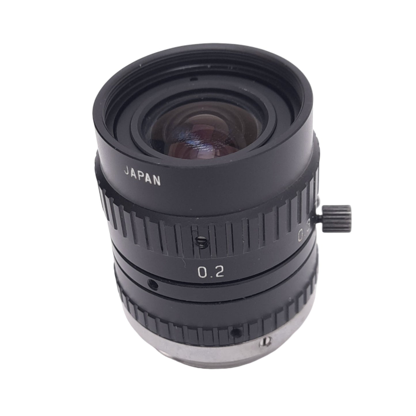 Used Computar TV LENS 8mm 1:1.3 for CCD/TV Cameras, ø8mm Lens, ø30mm OD, C-Mount