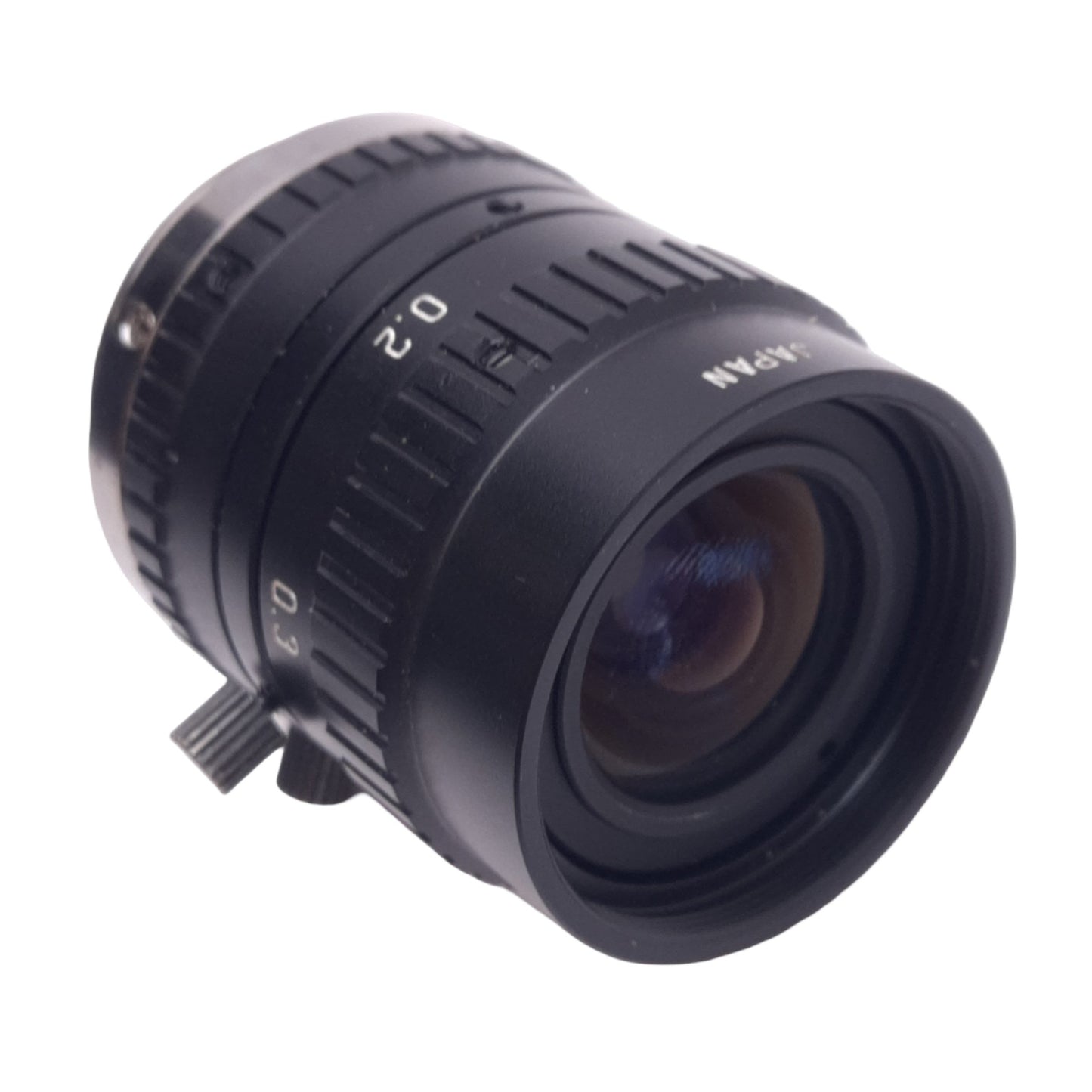 Used Computar TV LENS 8mm 1:1.3 for CCD/TV Cameras, ø8mm Lens, ø30mm OD, C-Mount