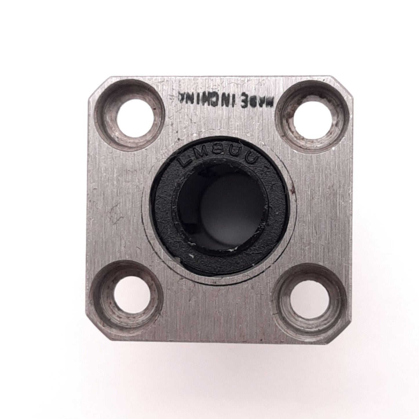 Used SEOEUN LMK8UU Flanged Linear Ball Bearing, 4-Row, ø8mm Bore, 60mm Rod, 402N Max