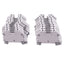 Used Lot of 20 Allen Bradley 1492-J4 Terminal Blocks, 600VAC/DC, 35A, 6mm Width