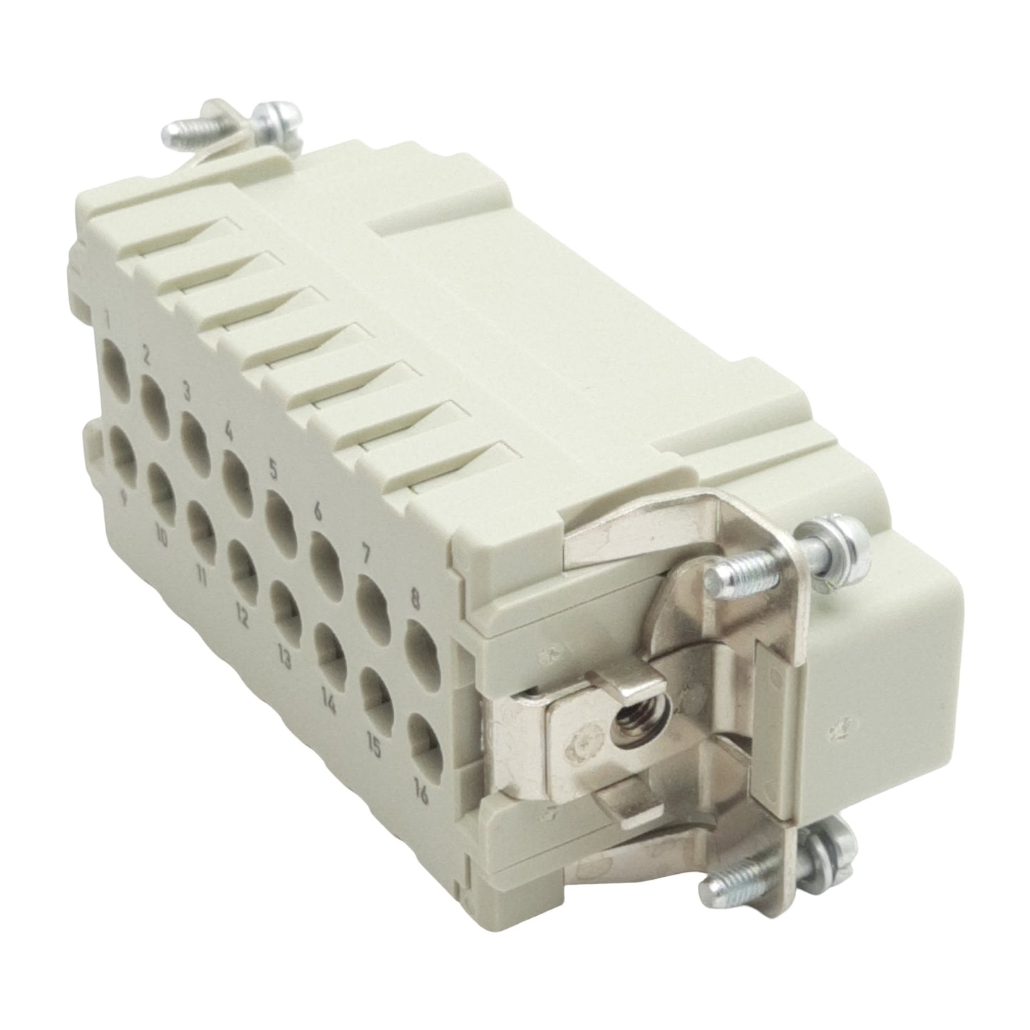 New Harting 09332162602 Heavy Duty Power Connector, 16A 500VAC, 16-Positions, Male