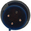 New Mennekes ME 4100P9W Pin and Sleeve Plug, 100 Amp, 250VAC, 3 Pole, 4 Wire