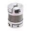 Used Lot of 3 Gerwah DKN 15-26-4-8 Metal Bellows Coupling ø4mm & ø8mm Bores, 0.8Nm