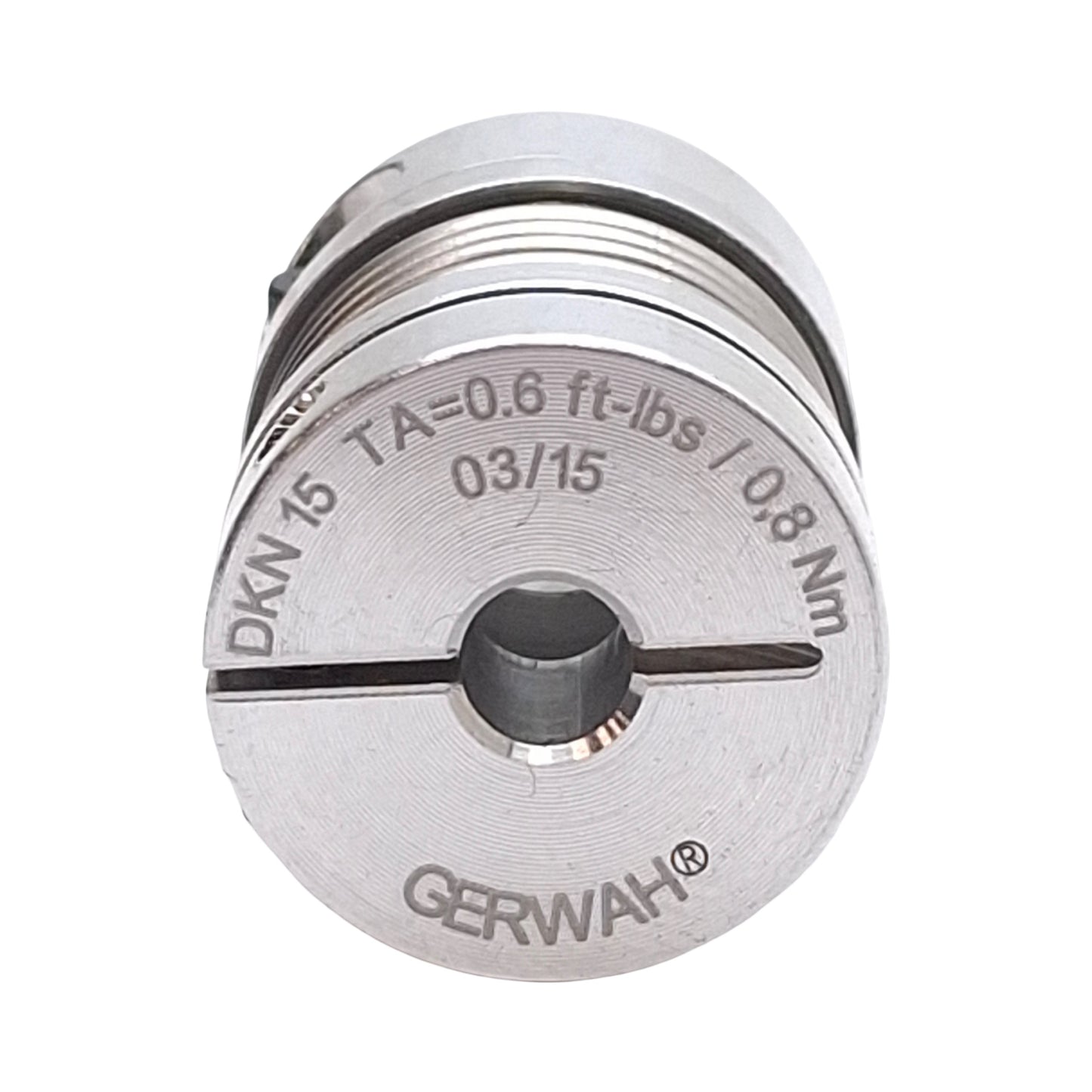 Used Lot of 3 Gerwah DKN 15-26-4-8 Metal Bellows Coupling ø4mm & ø8mm Bores, 0.8Nm