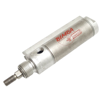 Used Bimba MRS-091-DZ Pneumatic Cylinder, ø1-1/16in Bore, 1in Stroke 1/8in NPT 250psi