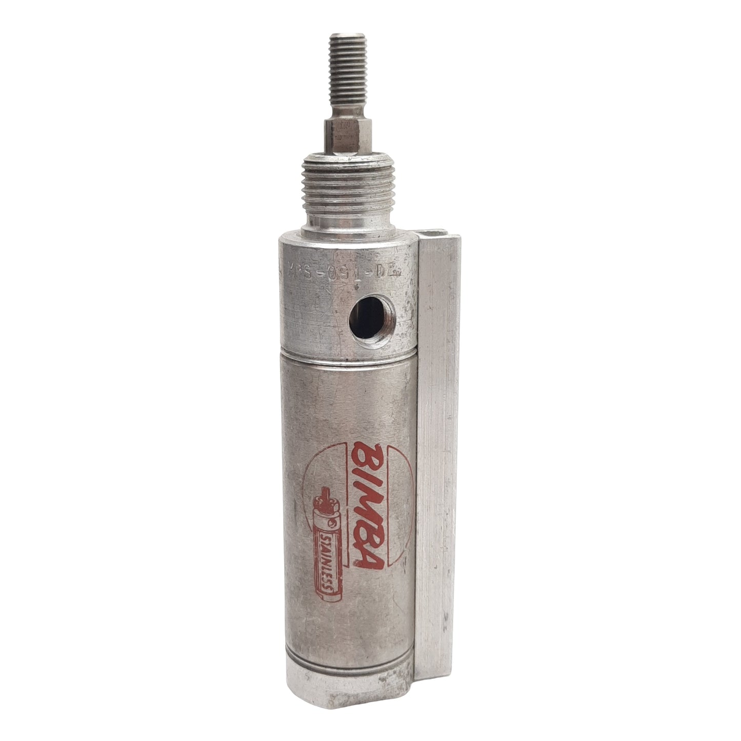 Used Bimba MRS-091-DZ Pneumatic Cylinder, ø1-1/16in Bore, 1in Stroke 1/8in NPT 250psi