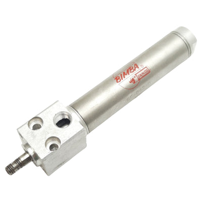 Used Bimba BF-042-D Pneumatic Cylinder, ø3/4in Bore, 2in Stroke, 1/8in NPT, 250psi
