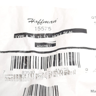 New Lot of 2 Hoffman AS075LG 15575 Hol-Sealer Hole Seal, 1.56 Inch Diameter