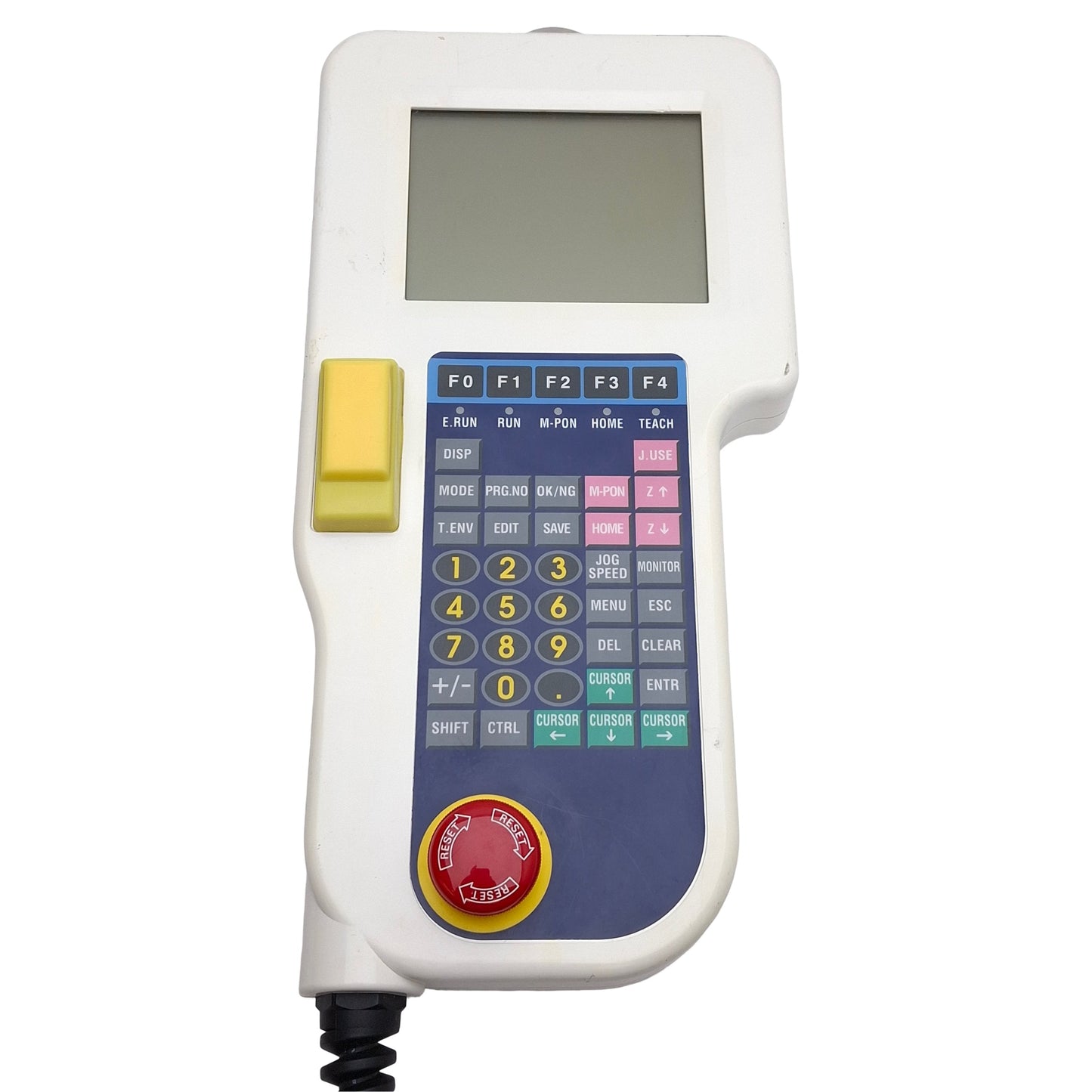 Used Janome TPE Robot Teach Pendant Human Machine Interface, D-Sub 25-Pin Male, 16ft