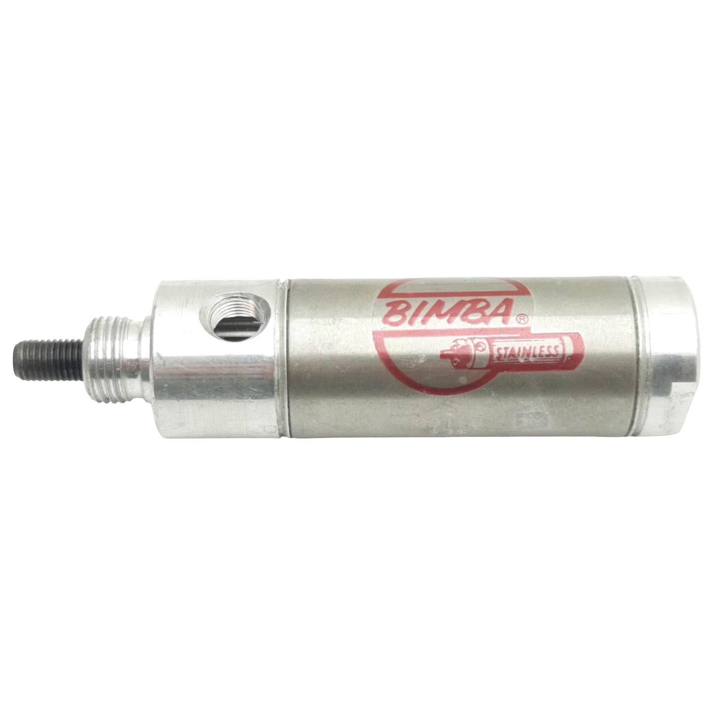 Used Bimba 091-D Pneumatic Cylinder, ø1-1/16in Bore, 1in Stroke, 1/8in NPT, 250psi
