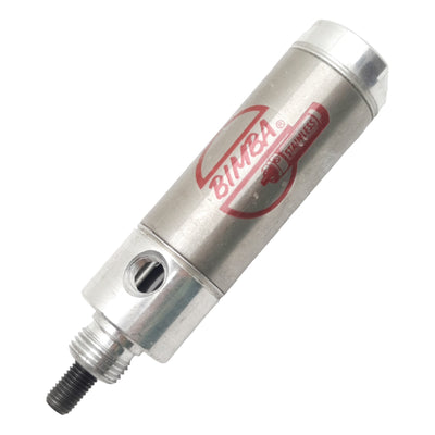 Used Bimba 091-D Pneumatic Cylinder, ø1-1/16in Bore, 1in Stroke, 1/8in NPT, 250psi