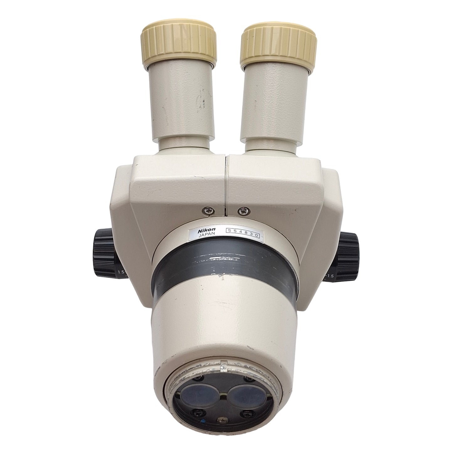 Used Nikon SMZ-1B Stereo Microscope Head, 0.8x to 3.5x Magnification *No Eyepieces*