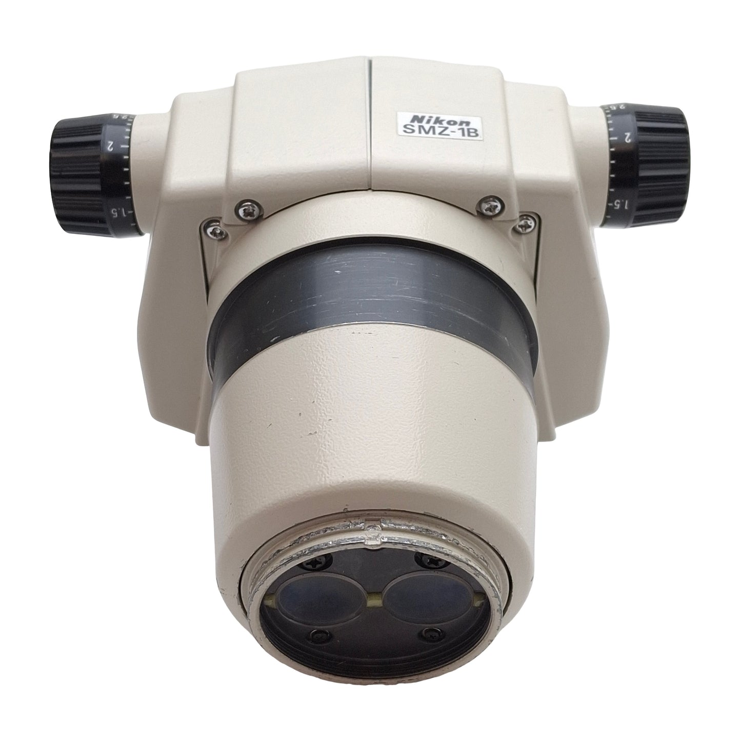 Used Nikon SMZ-1B Stereo Microscope Head, 0.8x to 3.5x Magnification *No Eyepieces*