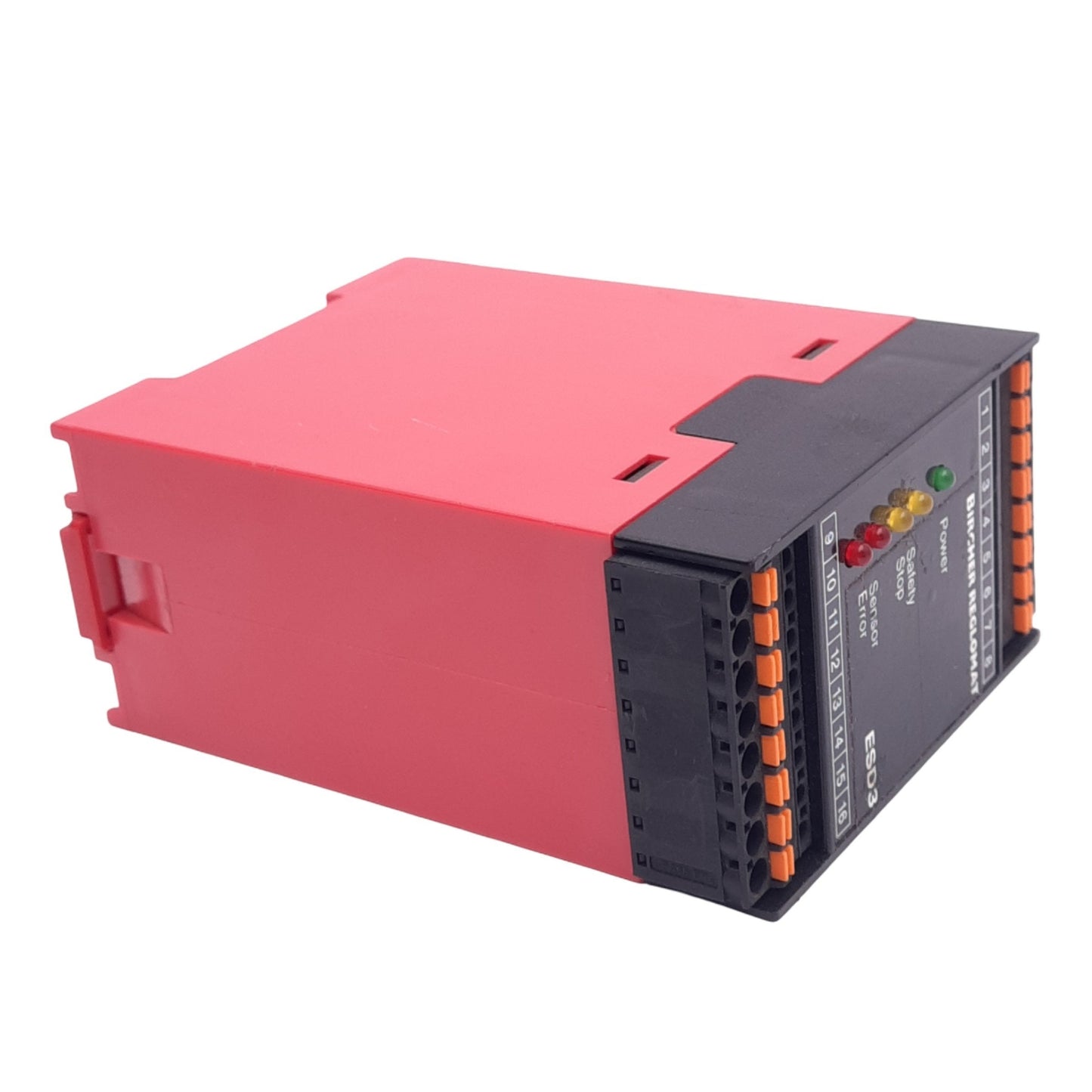 Used Bircher Reglomat ESD3-04-24ACDC Safety Controller, 3NO 2NC, 24VAC/DC, 5VA Max