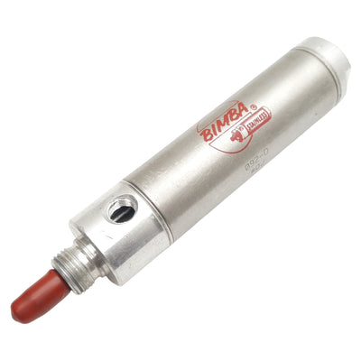 Used Bimba 092-D Pneumatic Cylinder, ø1-1/16in Bore, 2in Stroke, 1/8in NPT, 250psi