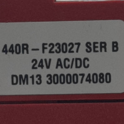 Used Allen Bradley 440R-F23027 Safety Relay, 24V AC/DC Supply, 4A 250VAC, DIN