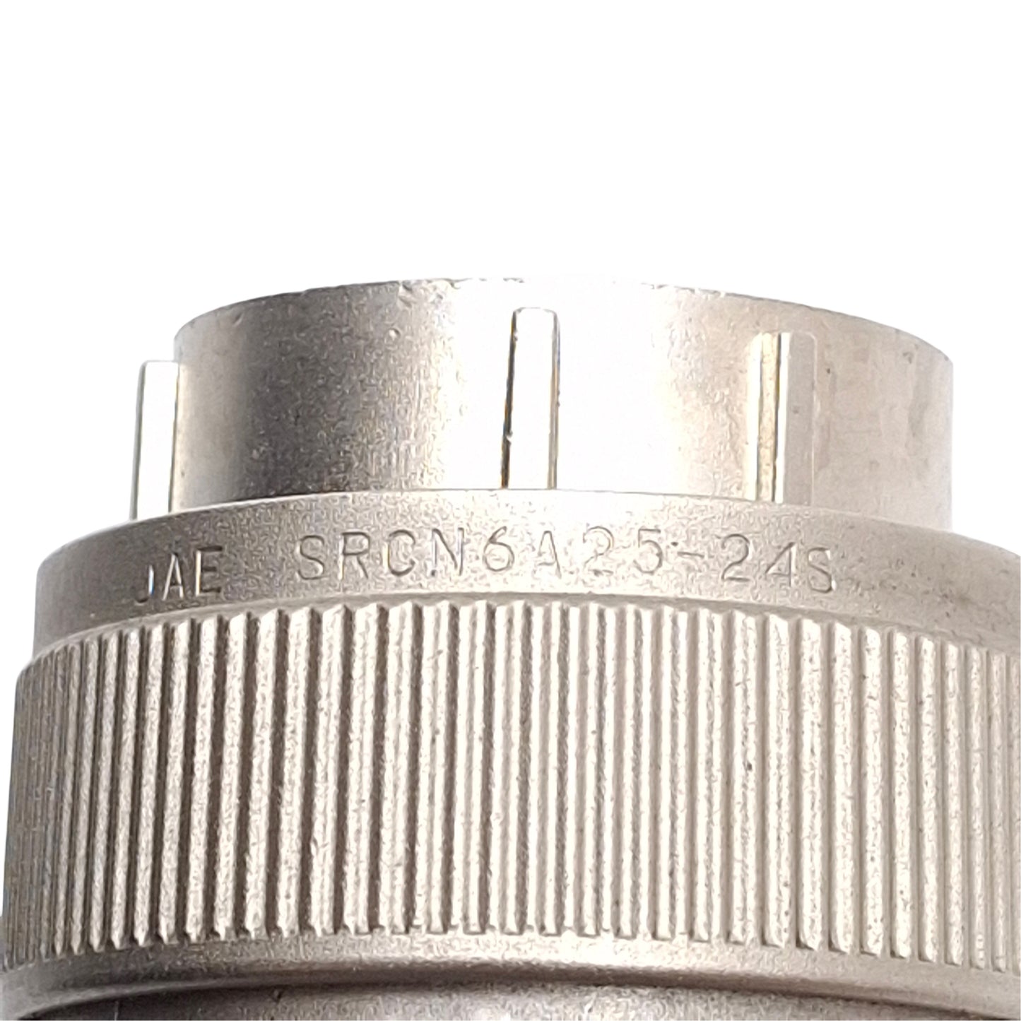 Used JAE SRCN6A25-24 Robot Teach Pendant Cable, M30 24-Pin Male to Female, 5m Long