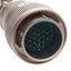 Used JAE SRCN6A25-24 Robot Teach Pendant Cable, M30 24-Pin Male to Female, 5m Long