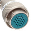 Used JAE SRCN6A25-24 Robot Teach Pendant Cable, M30 24-Pin Male to Female, 5m Long
