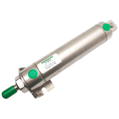 Used Numatics M18034 Pneumatic Cylinder, ø1-1/2in Bore, 4in Stroke, 1/8in NPT, 10bar