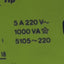 Used Tele Controls 5105~220 Time Delay Relay, 5 A 220VAC, 50/60 Hz, 1000 VA, 0-6 Sec