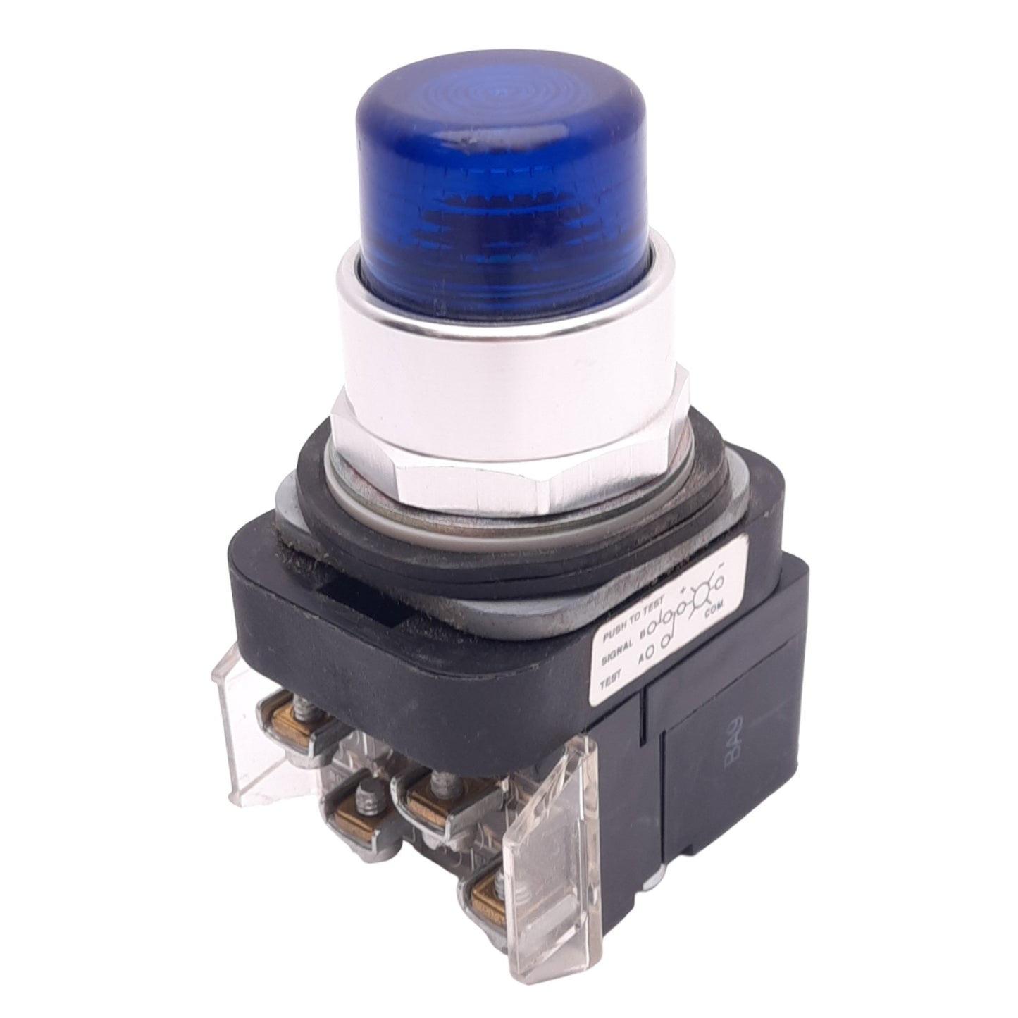 Used Allen Bradley 800T-QTH2B Illuminated Pushbutton, ø30mm, 1NC 1NO, 600VAC 10A Max