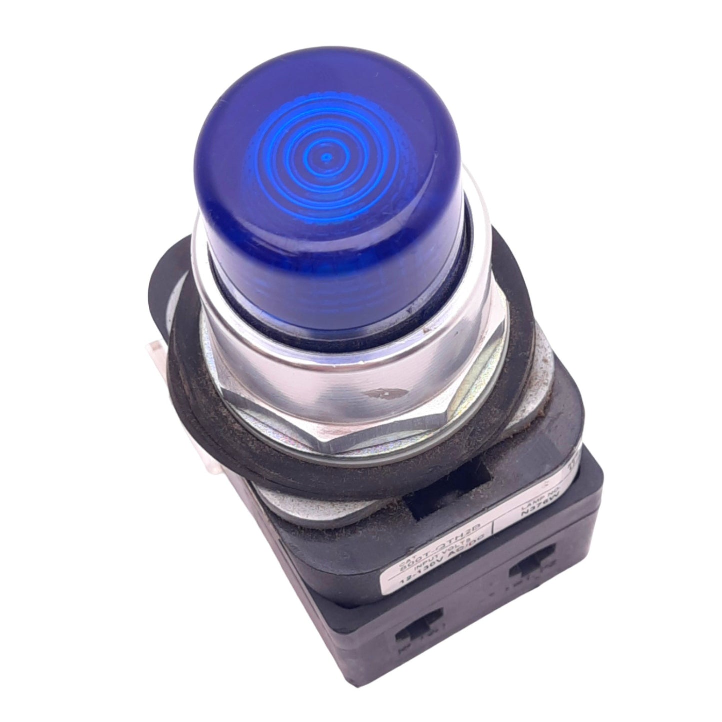 Used Allen Bradley 800T-QTH2B Illuminated Pushbutton, ø30mm, 1NC 1NO, 600VAC 10A Max