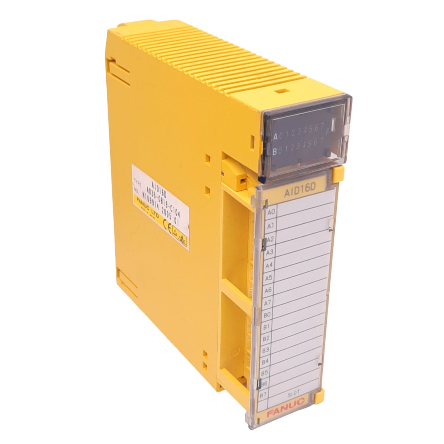 Used GE Fanuc A03B-0819-C104 PLC Digital Input Module, 16-Point, 20ms Response, 24VDC