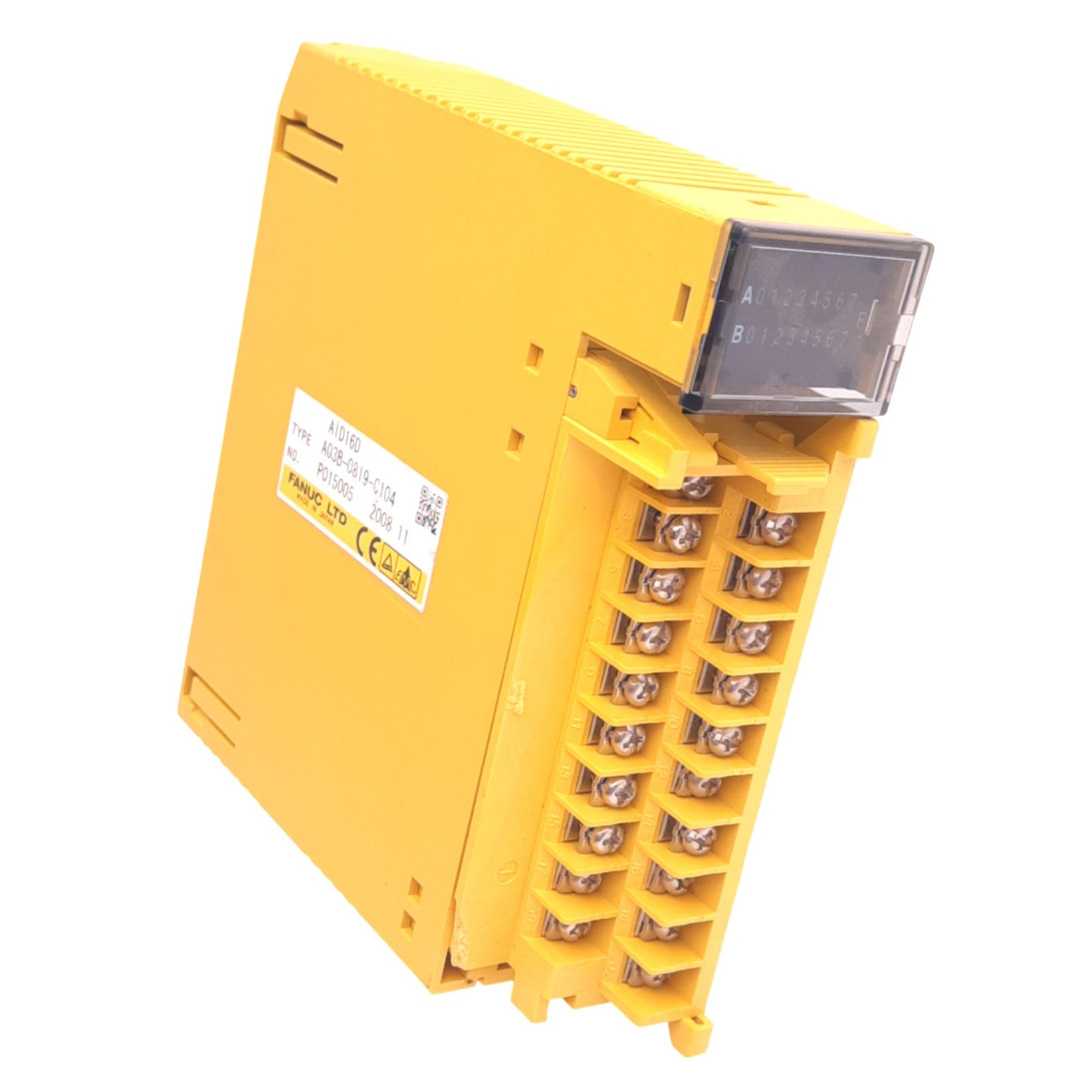 Used GE Fanuc A03B-0819-C104 PLC Digital Input Module, 16-Point, 24VDC, *Broken Panel