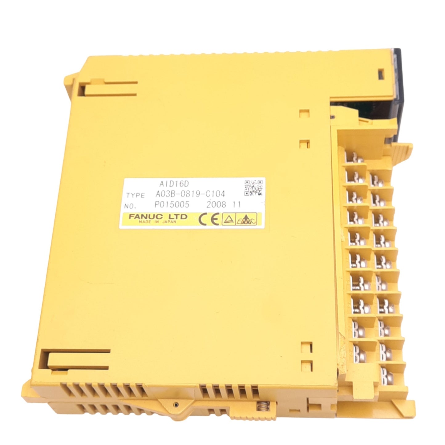 Used GE Fanuc A03B-0819-C104 PLC Digital Input Module, 16-Point, 24VDC, *Broken Panel