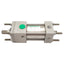 Used Numatics X1SK-01A1C-CSP0 Pneumatic Cylinder, ø1.5in Bore, 1in Stroke, 1/4in NPT