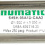 Used Numatics S4SK-05A1D-CAA2 Pneumatic Cylinder, ø1.5in Bore, 5in Stroke, 3/8in NPT