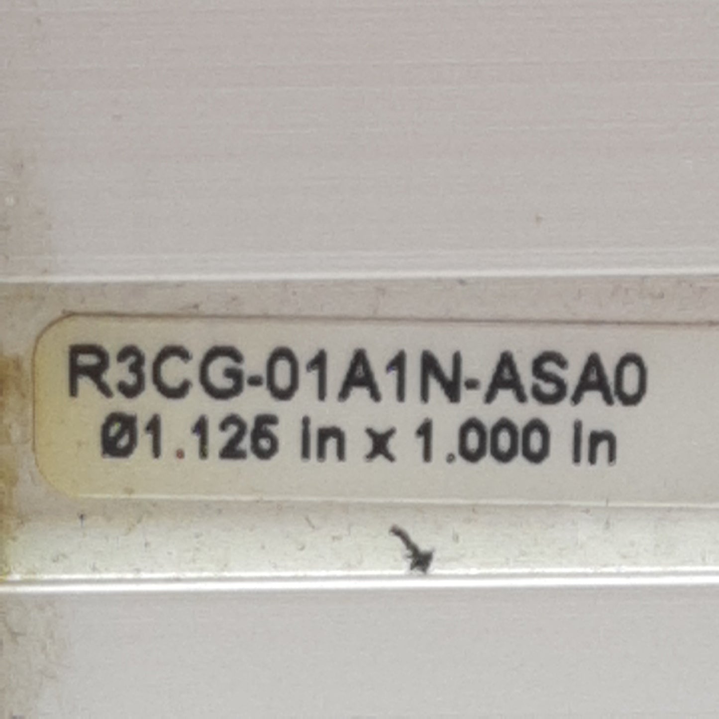 Used Numatics R3CG-01A1N-ASA0 Pneumatic Cylinder ø1.125in Bore, 1in Stroke, 1/8in NPT